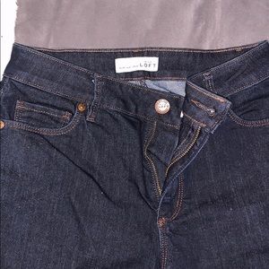 LOFT high waisted skinny fit jeans